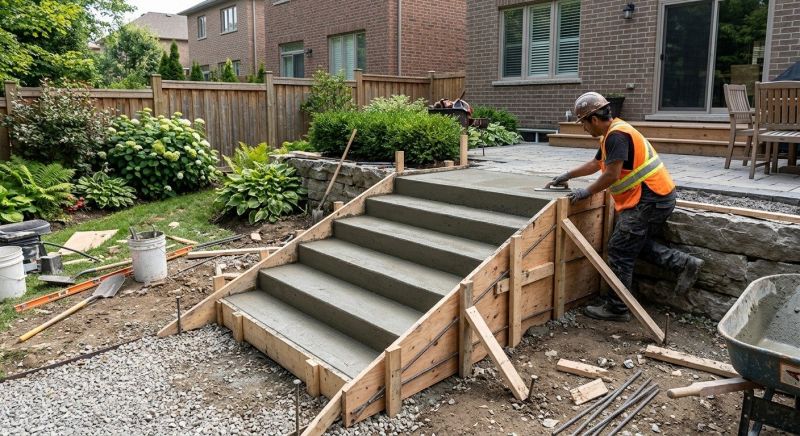 Cement Stairs Installation in Salt Lake City, UT