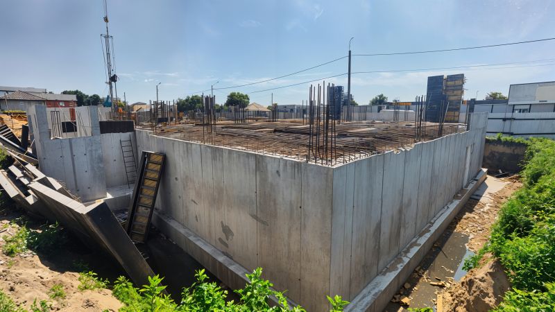 Commercial Slab Construction in Williamsburg, VA