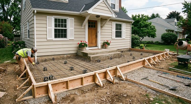 Concrete Porch Construction in Denver, CO