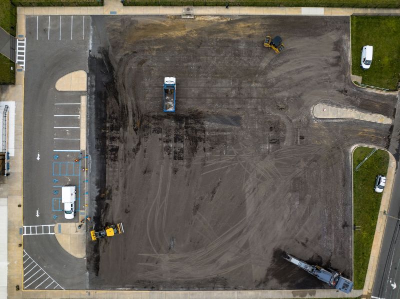 Parking Pad Construction