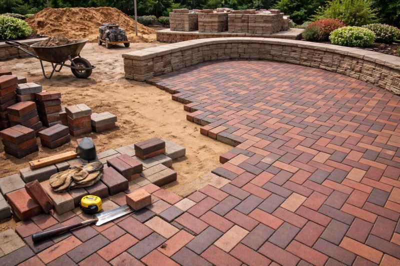 Patio Brick Installation in Nashua, NH