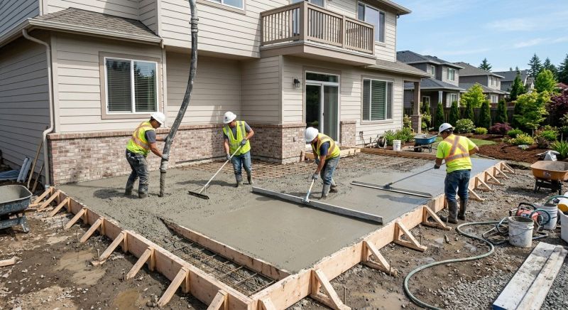 Porch Concrete Pouring in Fort Collins, CO