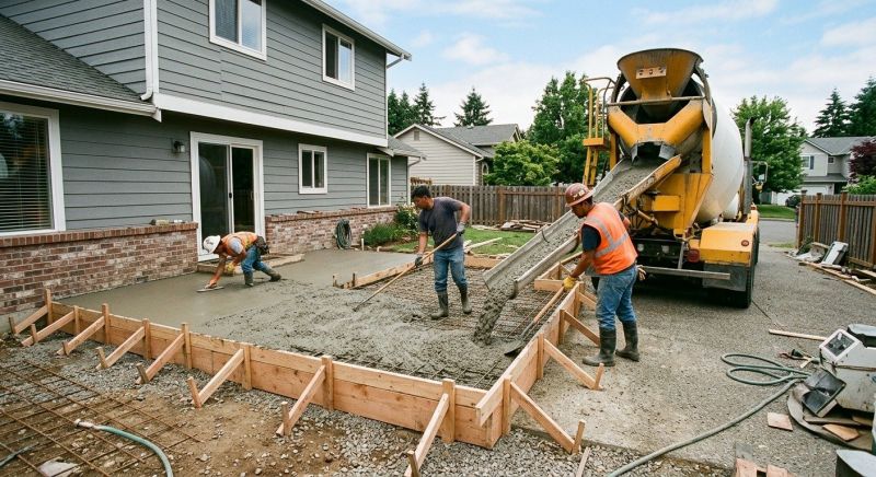Porch Concrete Pouring in Salt Lake City, UT
